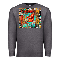 Charcoal Heather western crawfish Premium Sweatshirt - AdoDesignShop