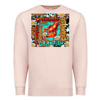 Pale Pink western crawfish Premium Sweatshirt - AdoDesignShop