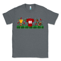 Charcoal Heather trophy cup american football uniform libbey glass Classic Tee - BundleAndBundleShop