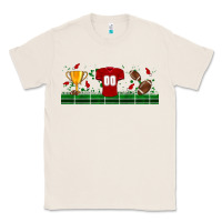 Natural trophy cup american football uniform libbey glass Classic Tee - BundleAndBundleShop