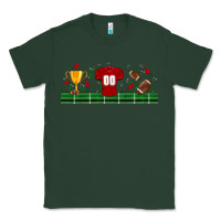 Sports Green trophy cup american football uniform libbey glass Classic Tee - BundleAndBundleShop