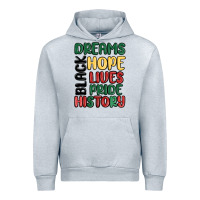 Heather Grey dreams hope lives pride Urban Hoodie - MaliasSmallBusiness