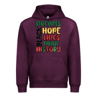 Mauve Wine dreams hope lives pride Urban Hoodie - MaliasSmallBusiness