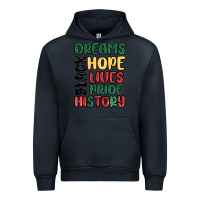 Navy dreams hope lives pride Urban Hoodie - MaliasSmallBusiness