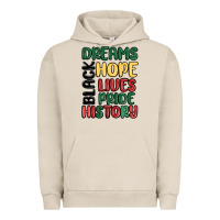 Pigment French Oak dreams hope lives pride Urban Hoodie - MaliasSmallBusiness