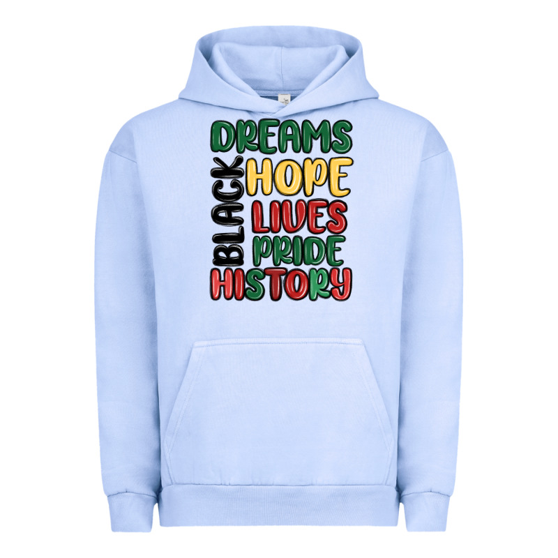 Dreams Hope Lives Pride Urban Hoodie by MaliasSmallBusiness | Teevron