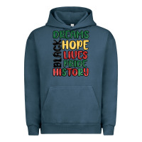 Pigment Midnight Navy dreams hope lives pride Urban Hoodie - MaliasSmallBusiness