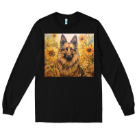 Black german shepherd Long Sleeve Tee - Unal Design