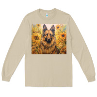 Mushroom german shepherd Long Sleeve Tee - Unal Design