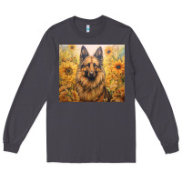 Smoke german shepherd Long Sleeve Tee - Unal Design