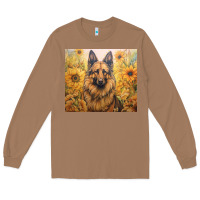Toasted Coconut german shepherd Long Sleeve Tee - Unal Design