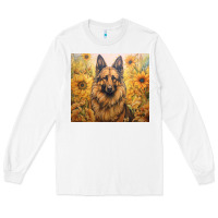 White german shepherd Long Sleeve Tee - Unal Design