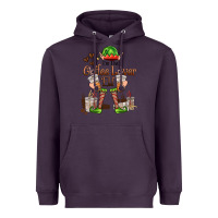 Plum im the coffee lover elf Heavyweight Hoodie - FaDigitalArtStudio