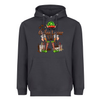Smoke im the coffee lover elf Heavyweight Hoodie - FaDigitalArtStudio