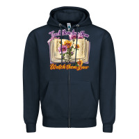 Navy watch them grow Zipper Hoodie - texasbilliewilder