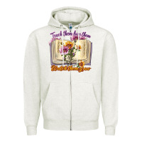 Oatmeal Heather watch them grow Zipper Hoodie - texasbilliewilder