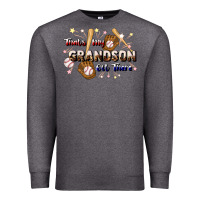 Charcoal Heather that's my grandson out there baseball Premium Sweatshirt - JahusDesignShop
