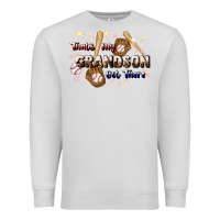 Dove Grey that's my grandson out there baseball Premium Sweatshirt - JahusDesignShop