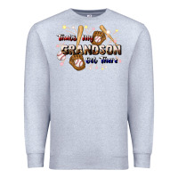 Heather Grey that's my grandson out there baseball Premium Sweatshirt - JahusDesignShop