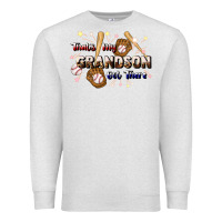 That's My Grandson Out There Baseball Premium Sweatshirt | Teevron