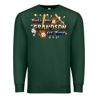 Sports Green that's my grandson out there baseball Premium Sweatshirt - JahusDesignShop