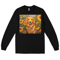 Black golden retriever Long Sleeve Tee - Unal Design