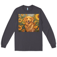 Smoke golden retriever Long Sleeve Tee - Unal Design