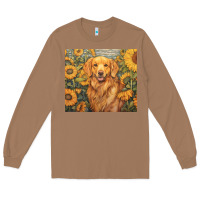 Toasted Coconut golden retriever Long Sleeve Tee - Unal Design