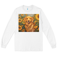 White golden retriever Long Sleeve Tee - Unal Design