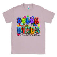 Lilac color outside the lines autism awareness Classic Tee - Zillion Design Studio