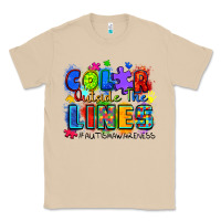 Mushroom color outside the lines autism awareness Classic Tee - Zillion Design Studio