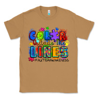 Color Outside The Lines Autism Awareness Classic Tee | Teevron