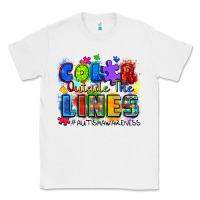 White color outside the lines autism awareness Classic Tee - Zillion Design Studio