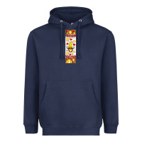 Navy softball football penwraps Heavyweight Hoodie - HRA Design Shop