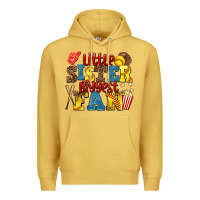Antique Gold little sister biggest fan softball Premium Hoodie - AdoDesignShop
