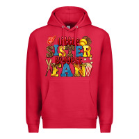 Cardinal little sister biggest fan softball Premium Hoodie - AdoDesignShop