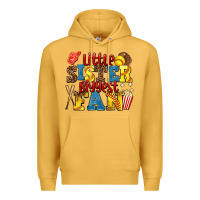 Mustard little sister biggest fan softball Premium Hoodie - AdoDesignShop