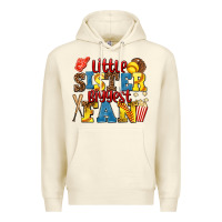 Sandshell little sister biggest fan softball Premium Hoodie - AdoDesignShop