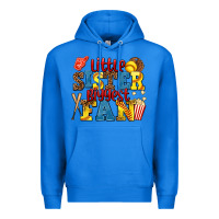 True Royal little sister biggest fan softball Premium Hoodie - AdoDesignShop