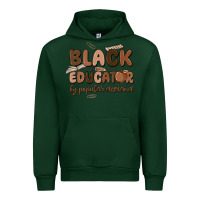 Forest Green black educator by popular demand Urban Hoodie - MaliasSmallBusiness