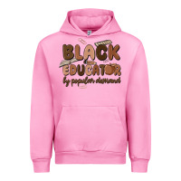 Fuchsia Pink black educator by popular demand Urban Hoodie - MaliasSmallBusiness