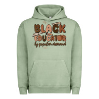 Pigment Oil Green black educator by popular demand Urban Hoodie - MaliasSmallBusiness