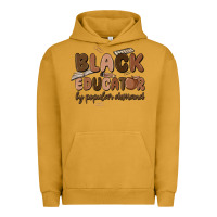 Pigment Peanut Butter black educator by popular demand Urban Hoodie - MaliasSmallBusiness