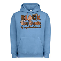 Pigment Pebble Blue black educator by popular demand Urban Hoodie - MaliasSmallBusiness
