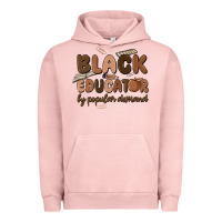 Pigment Salmon black educator by popular demand Urban Hoodie - MaliasSmallBusiness