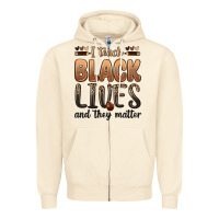 Sandshell i teach black lives and they matter Zipper Hoodie - Zillion Design Studio