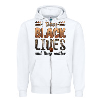I Teach Black Lives And They Matter Zipper Hoodie | Teevron
