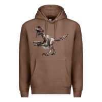 Chestnut Deinonychus Premium Hoodie - LillyAllenDesigns
