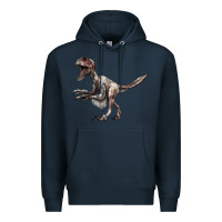 Navy Deinonychus Premium Hoodie - LillyAllenDesigns