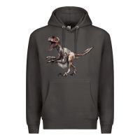Smoke Deinonychus Premium Hoodie - LillyAllenDesigns
